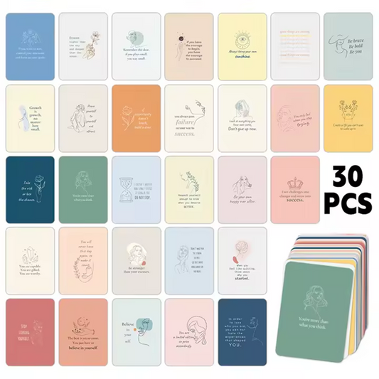 Zestaw 30 Kart Motywacyjnych